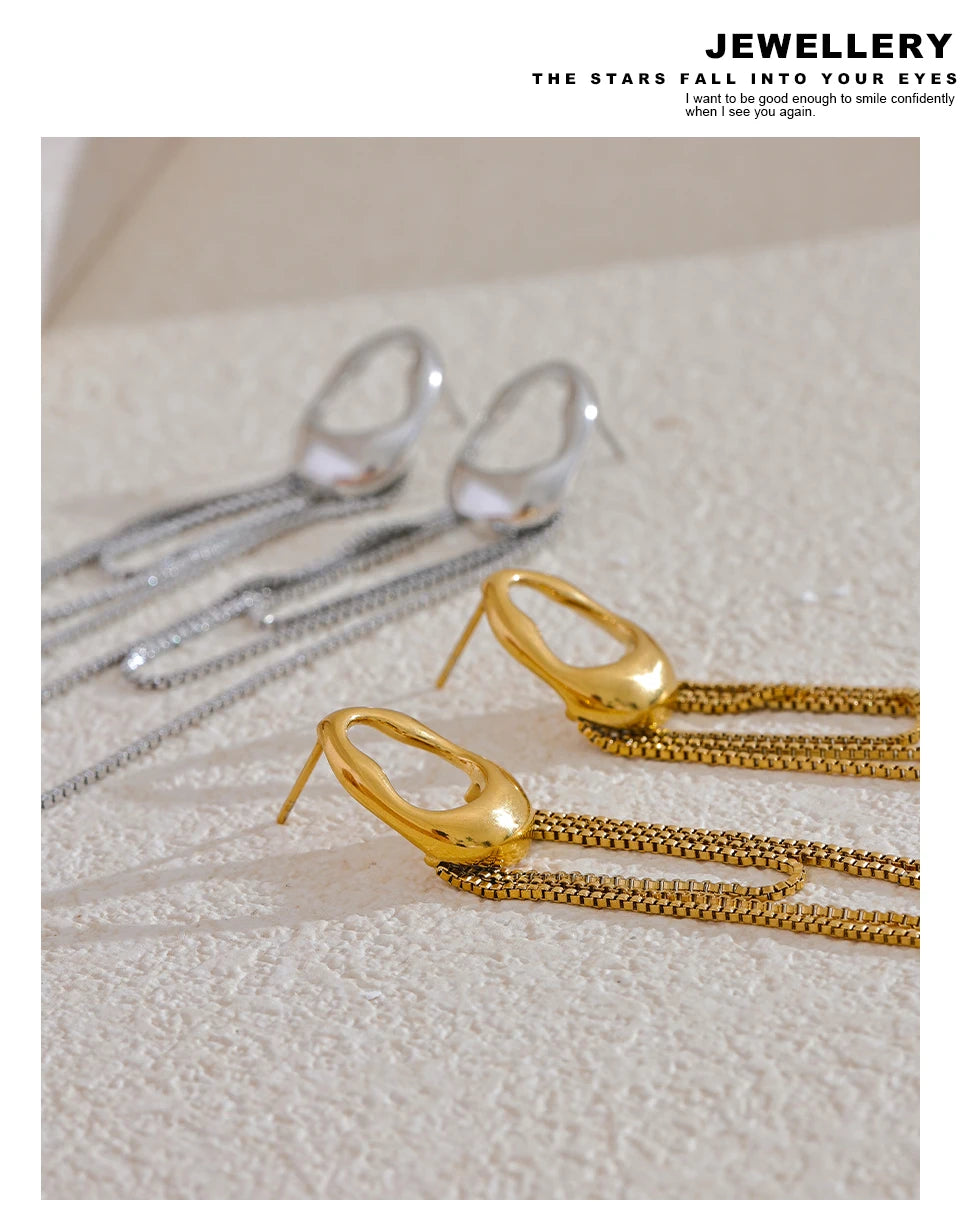 Chain Drop Earrings