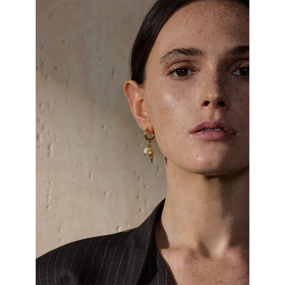 Seashell Charm Earrings Collection