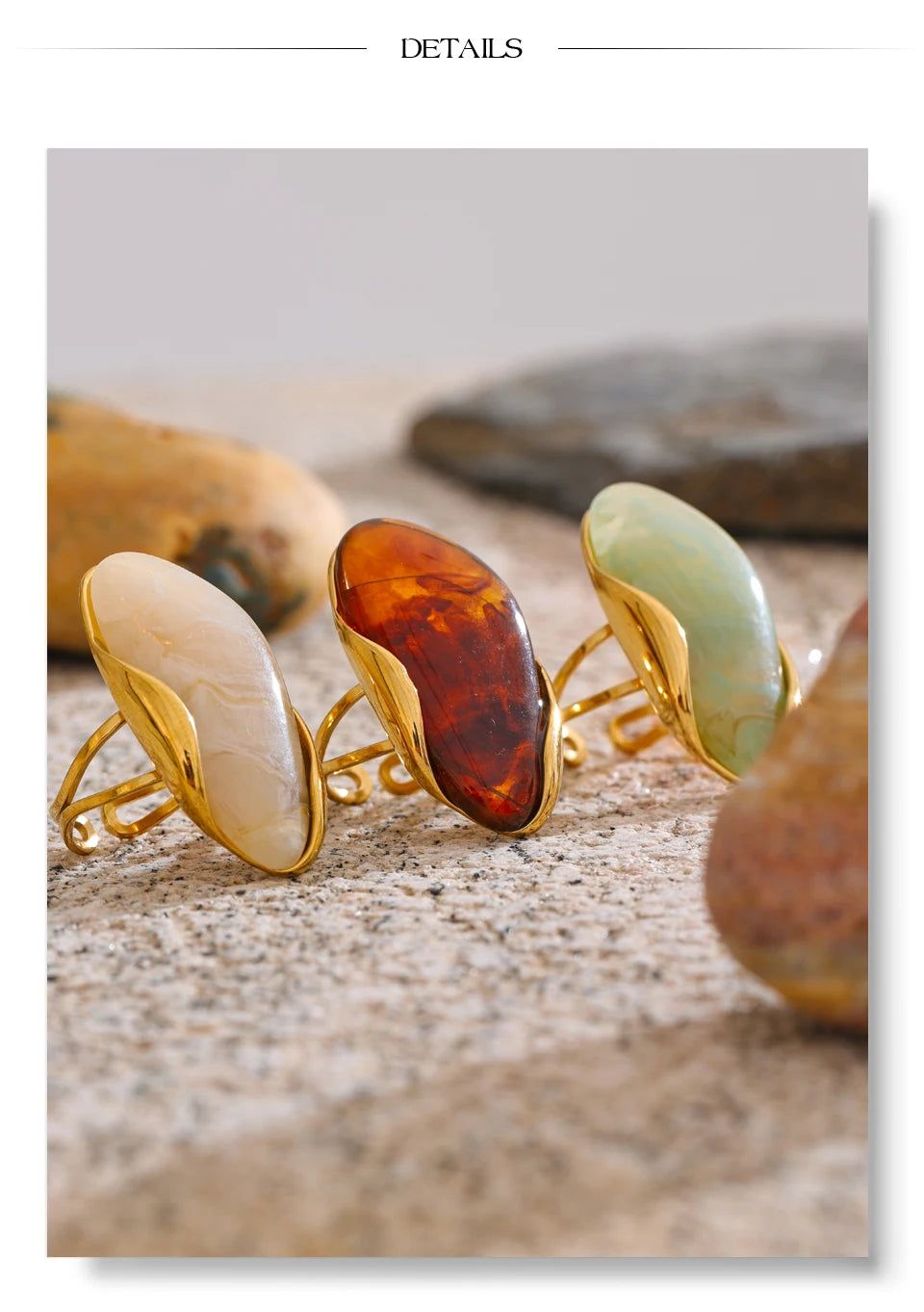 Natural Gemstone Rings