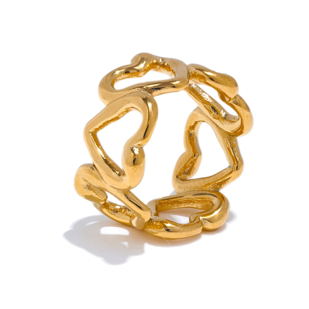 Sculpted Ribbon Statement Ring