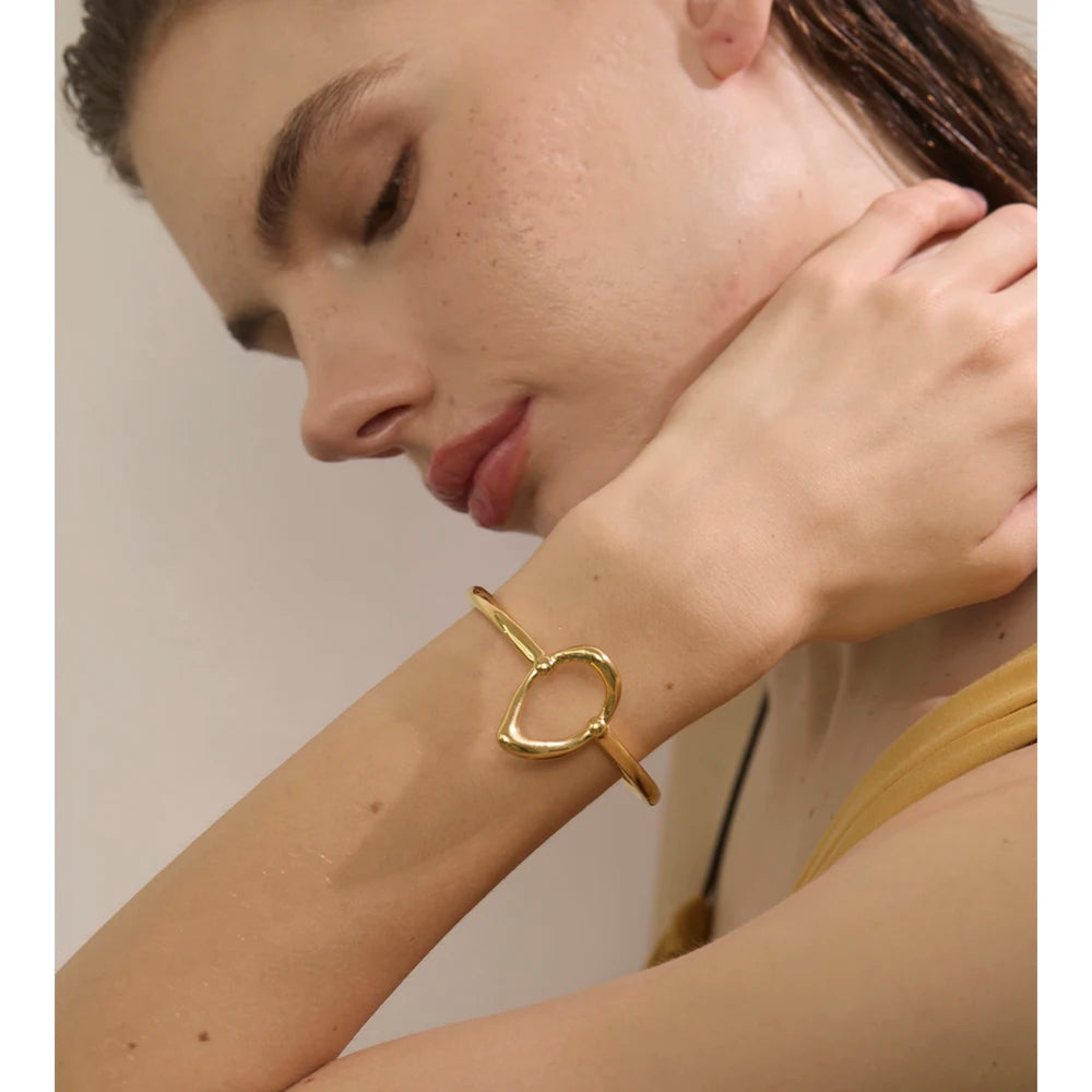 Geo Grace Open Bangle