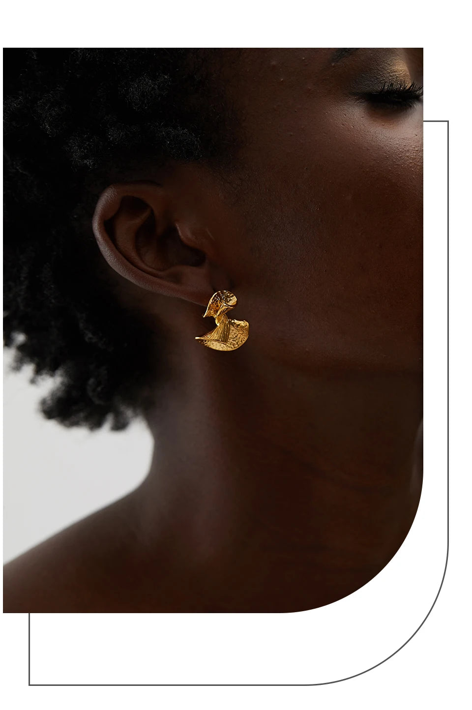 Abstract Fan Earrings