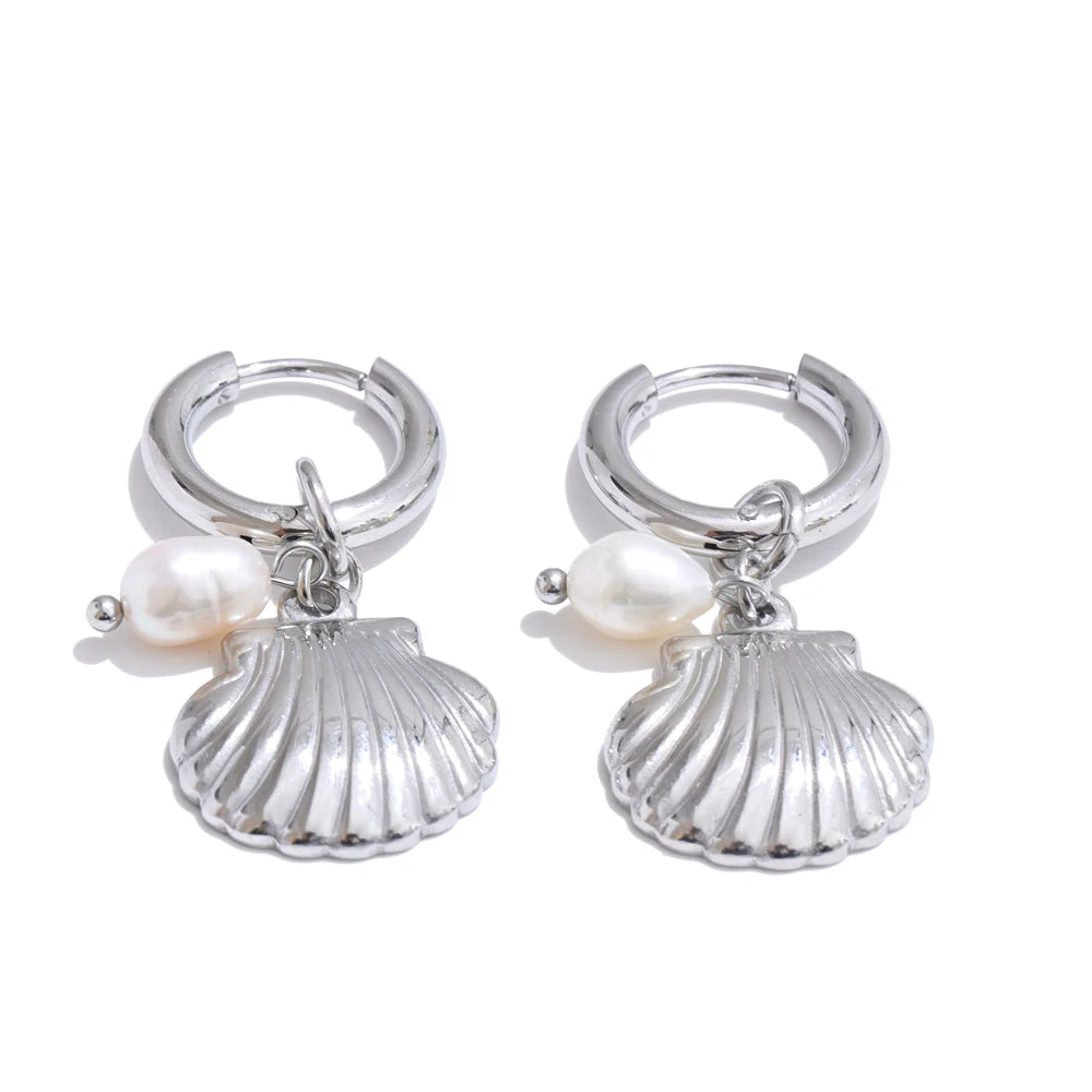 Seashell Charm Earrings Collection