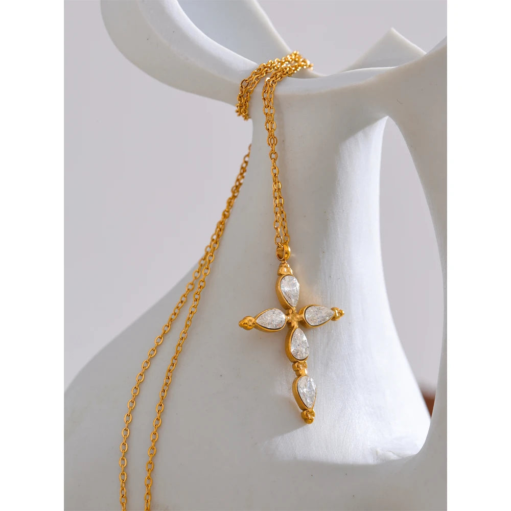 Crystal Cross Pendant