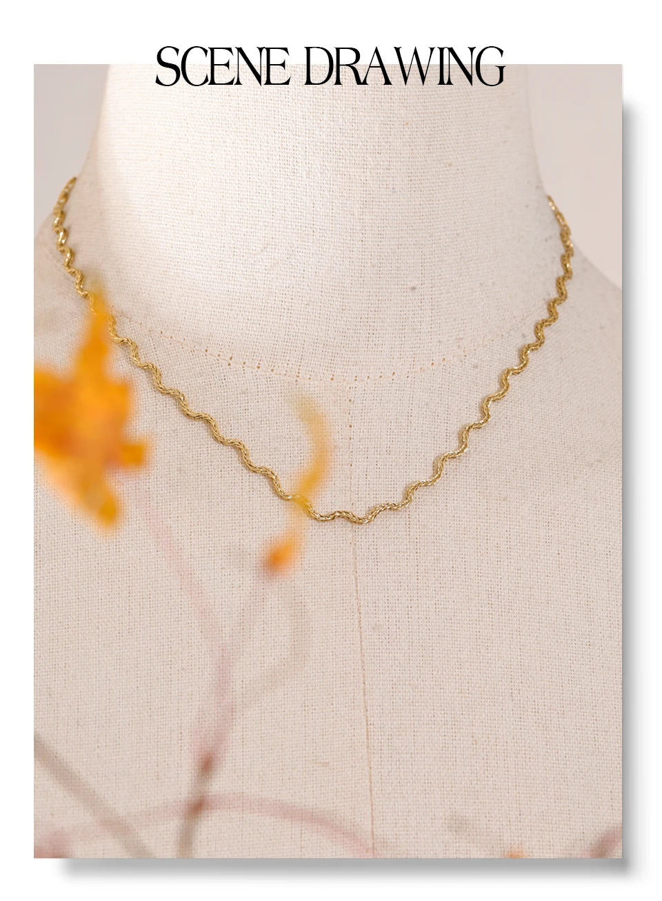 Wave Chain Necklace