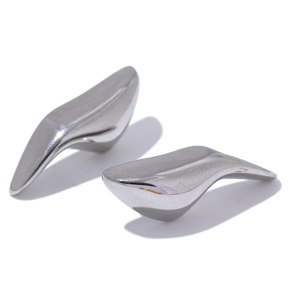 Shimmering Gold Stud Earrings