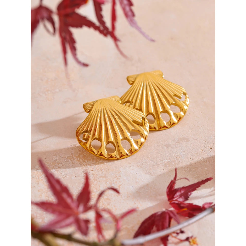 Golden Seashell Duo Set