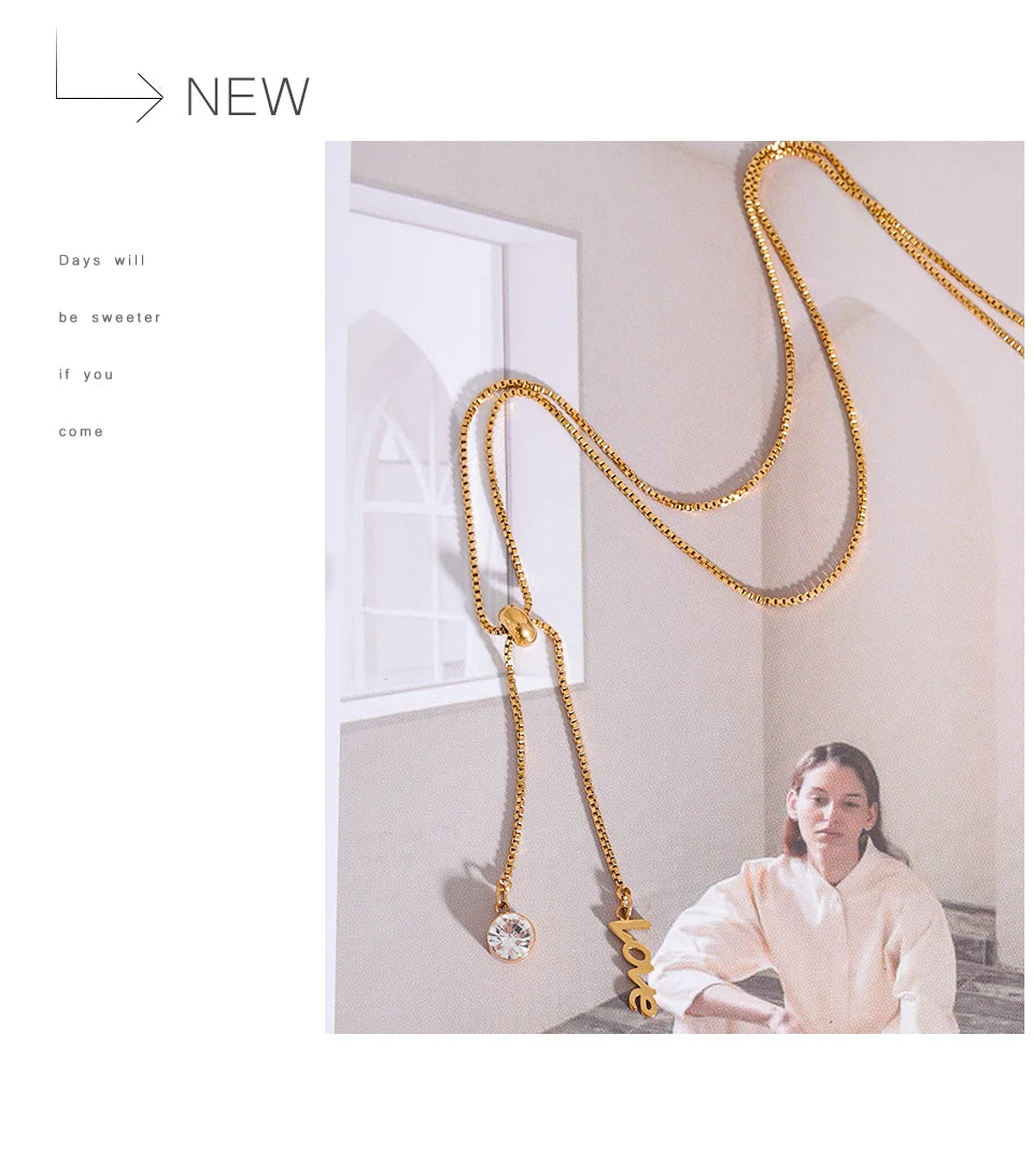 Adjustable Slider Amour Chain