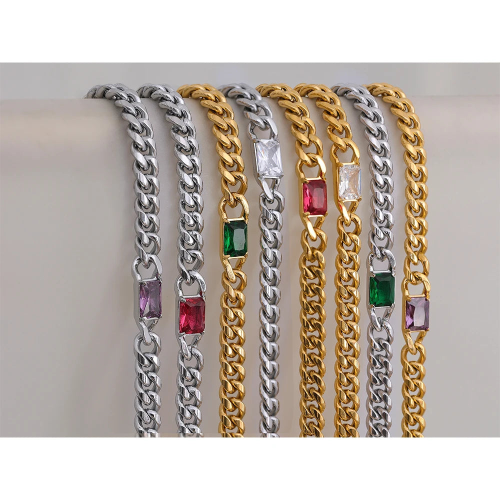 Gold-Plated Chic Chain Set