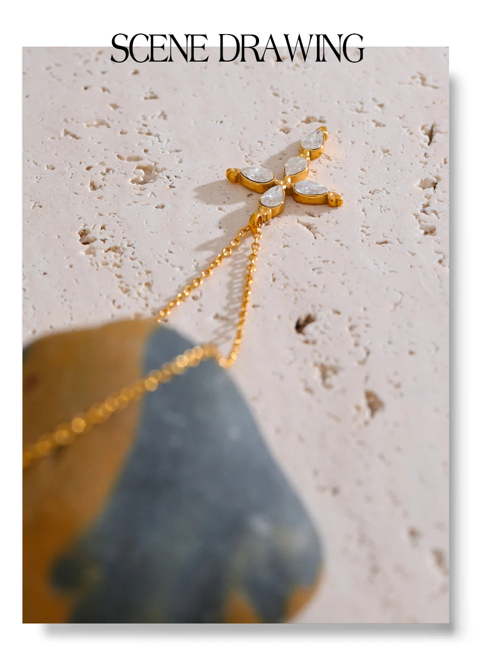 Crystal Cross Pendant