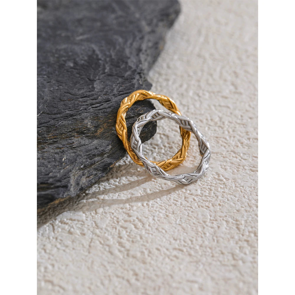 Modern Gold Edge Ring