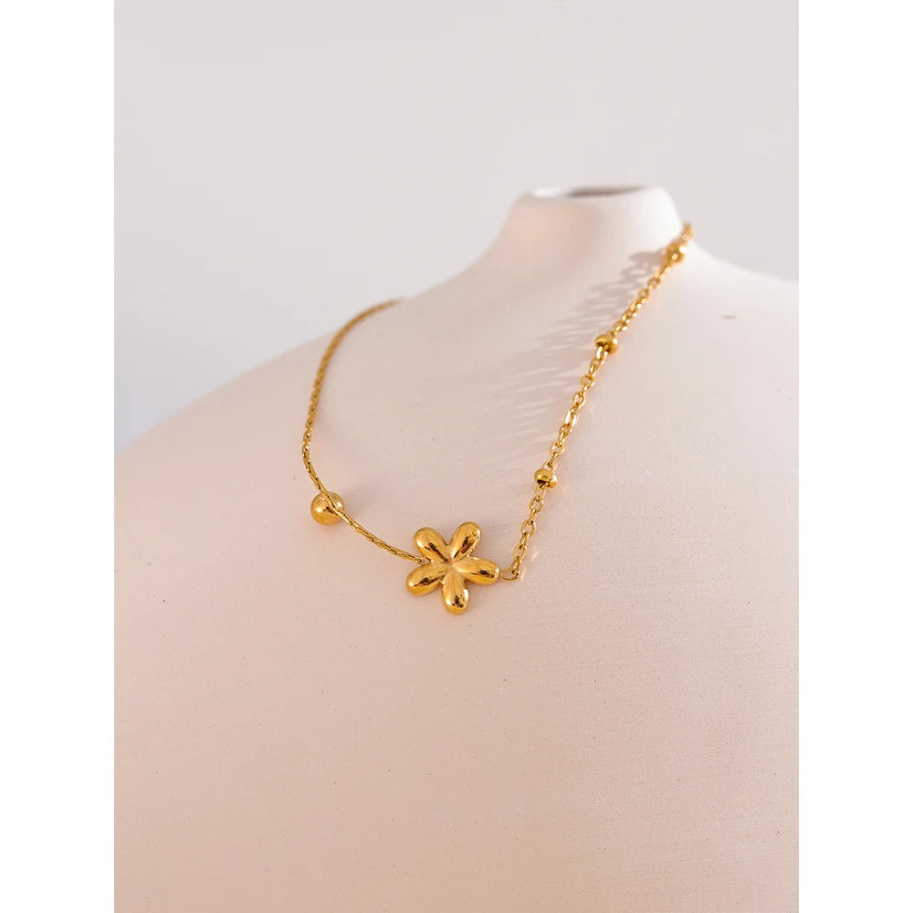 Floral Charm Bracelet