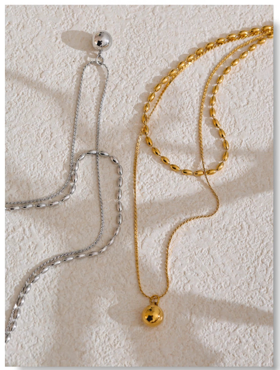 Classic Circle Gold Pendant