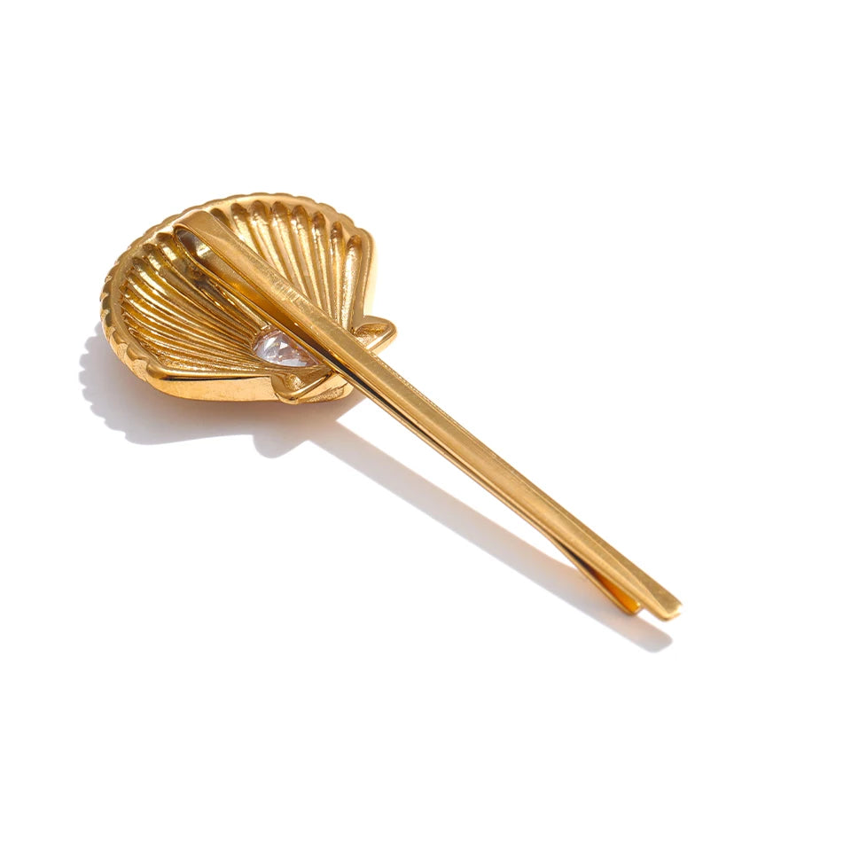 Pearl Shell Hair Clip