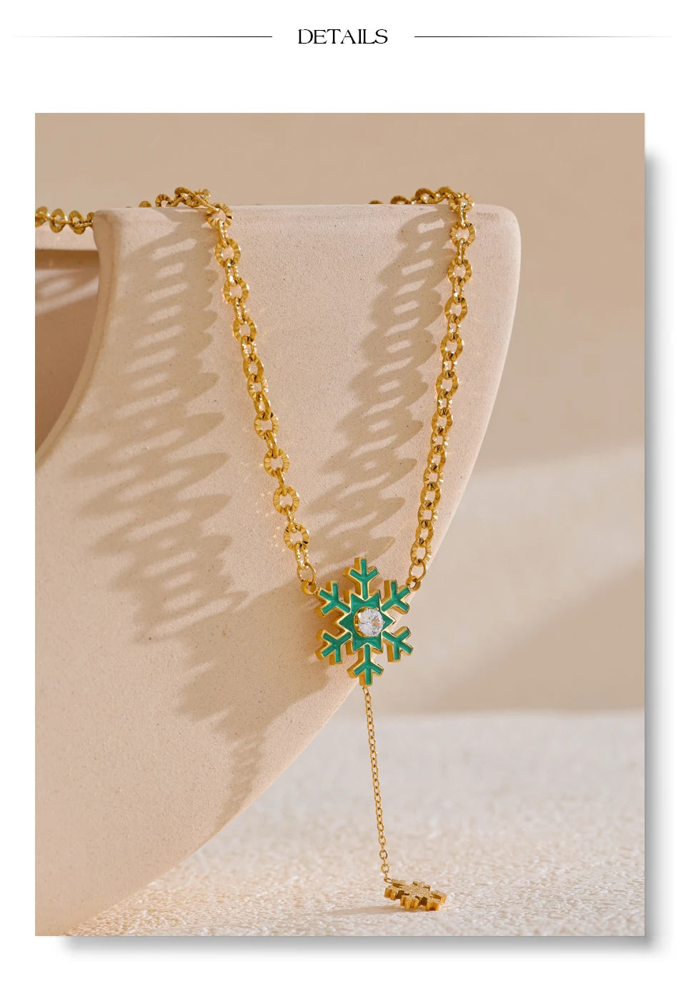 Christmas Snowflake Necklace