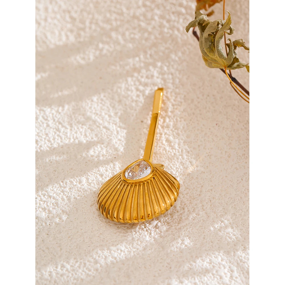 Pearl Shell Hair Clip