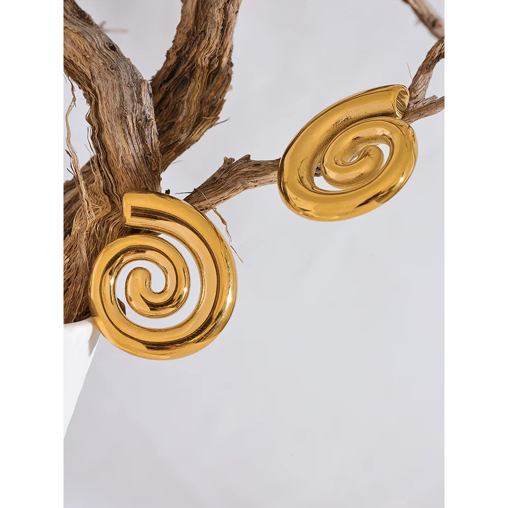 Golden Spiral Hoops