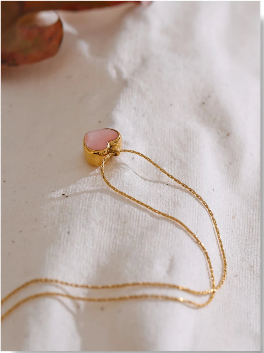 Blush Heart Pendant