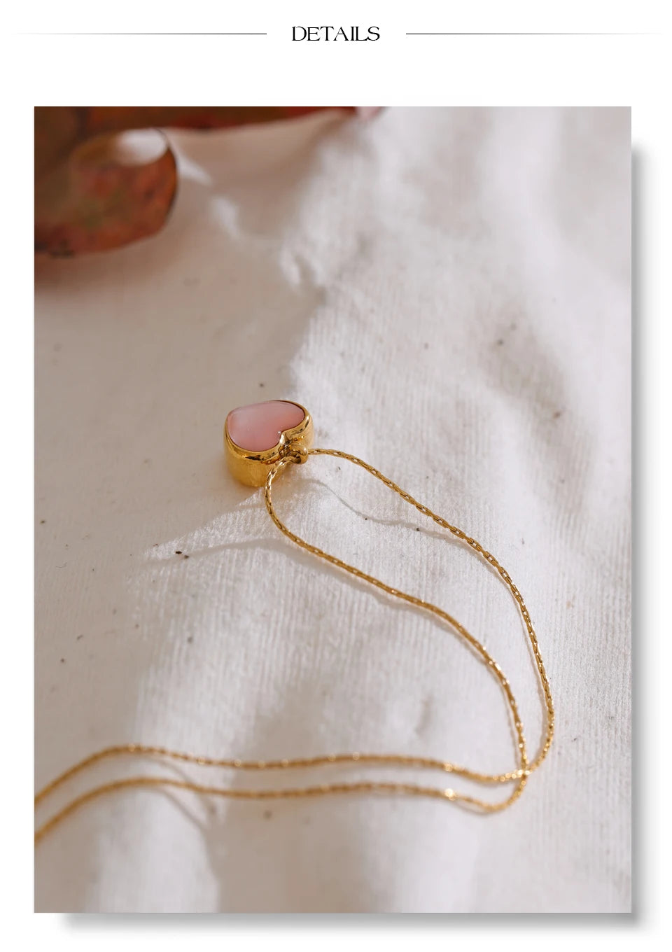 Blush Heart Pendant