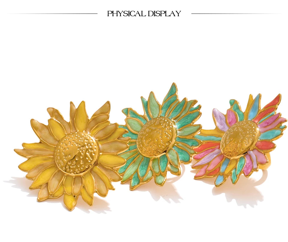 Colorful Flower Pins