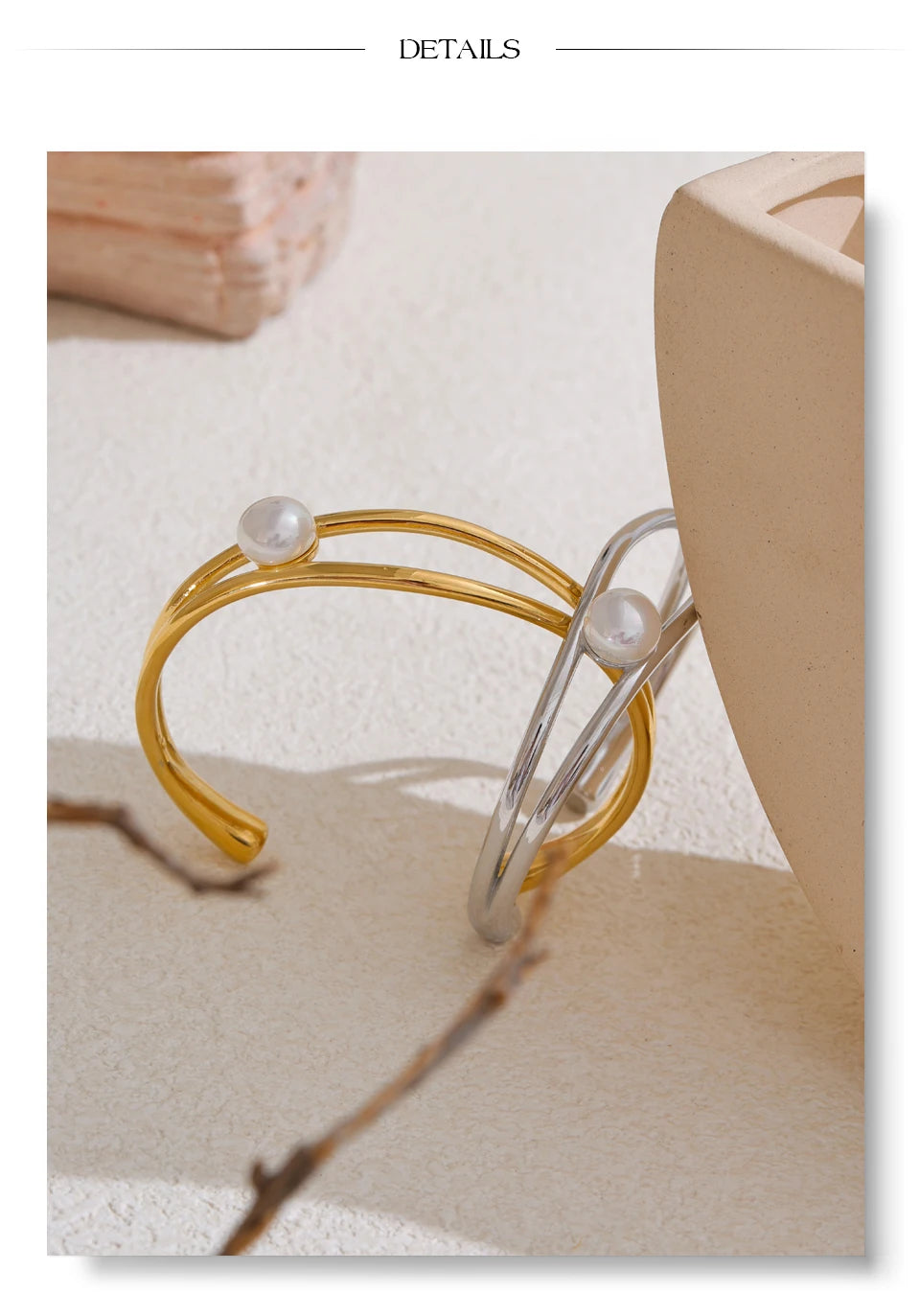 Pearl Glow Cuff Bracelet