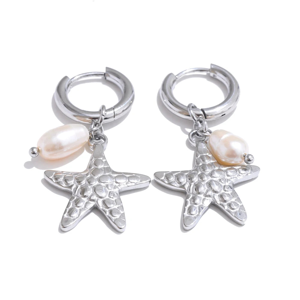 Seashell Charm Earrings Collection