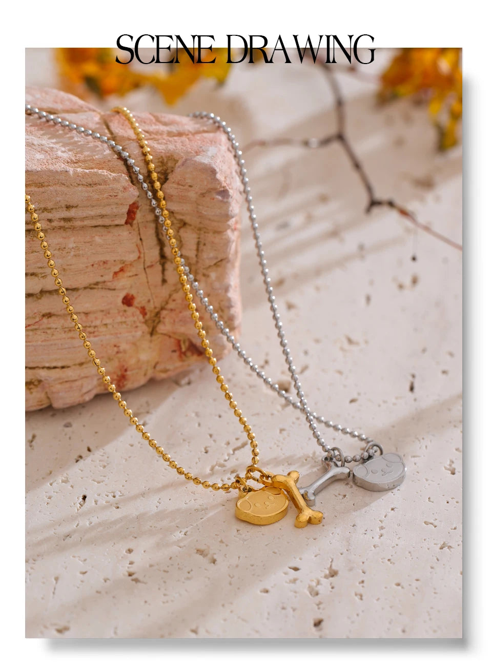 Smiley Charm Necklace