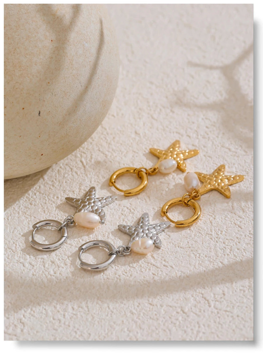 Seashell Charm Earrings Collection