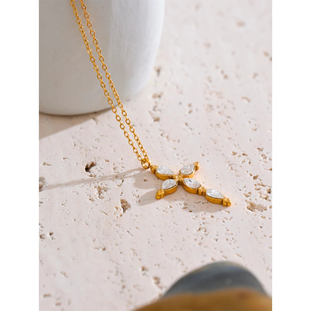 Crystal Cross Pendant