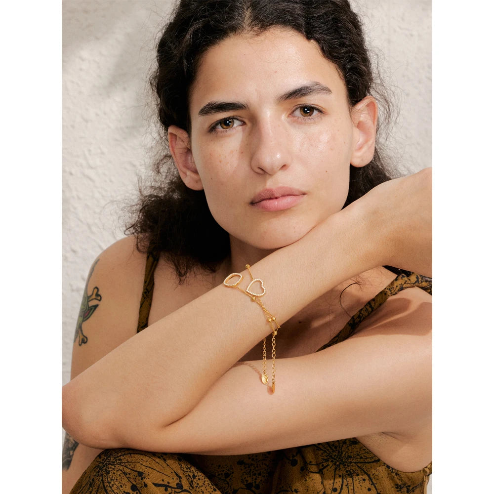 Twin Hearts Bracelet