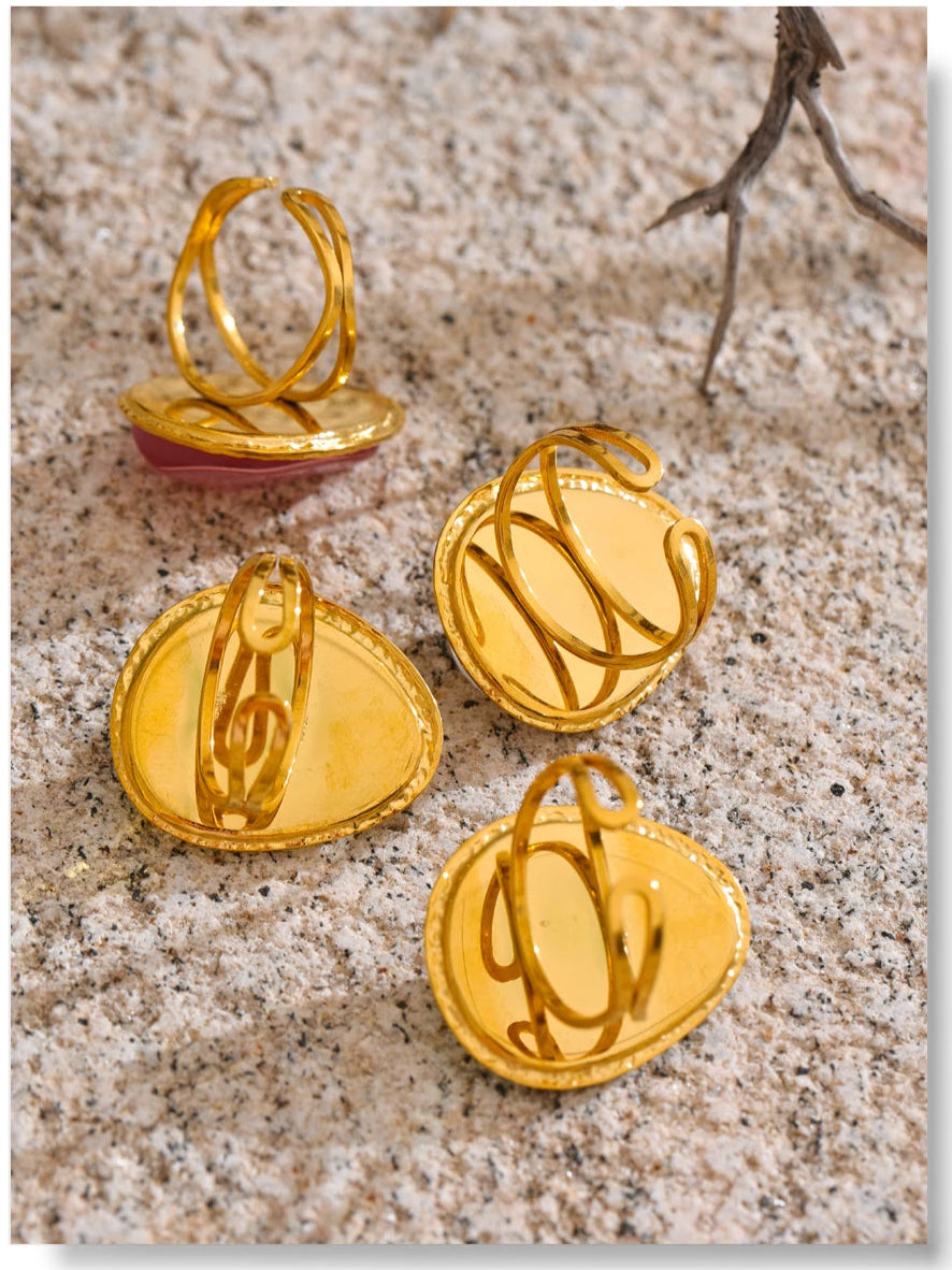 Bold Aura Statement Rings