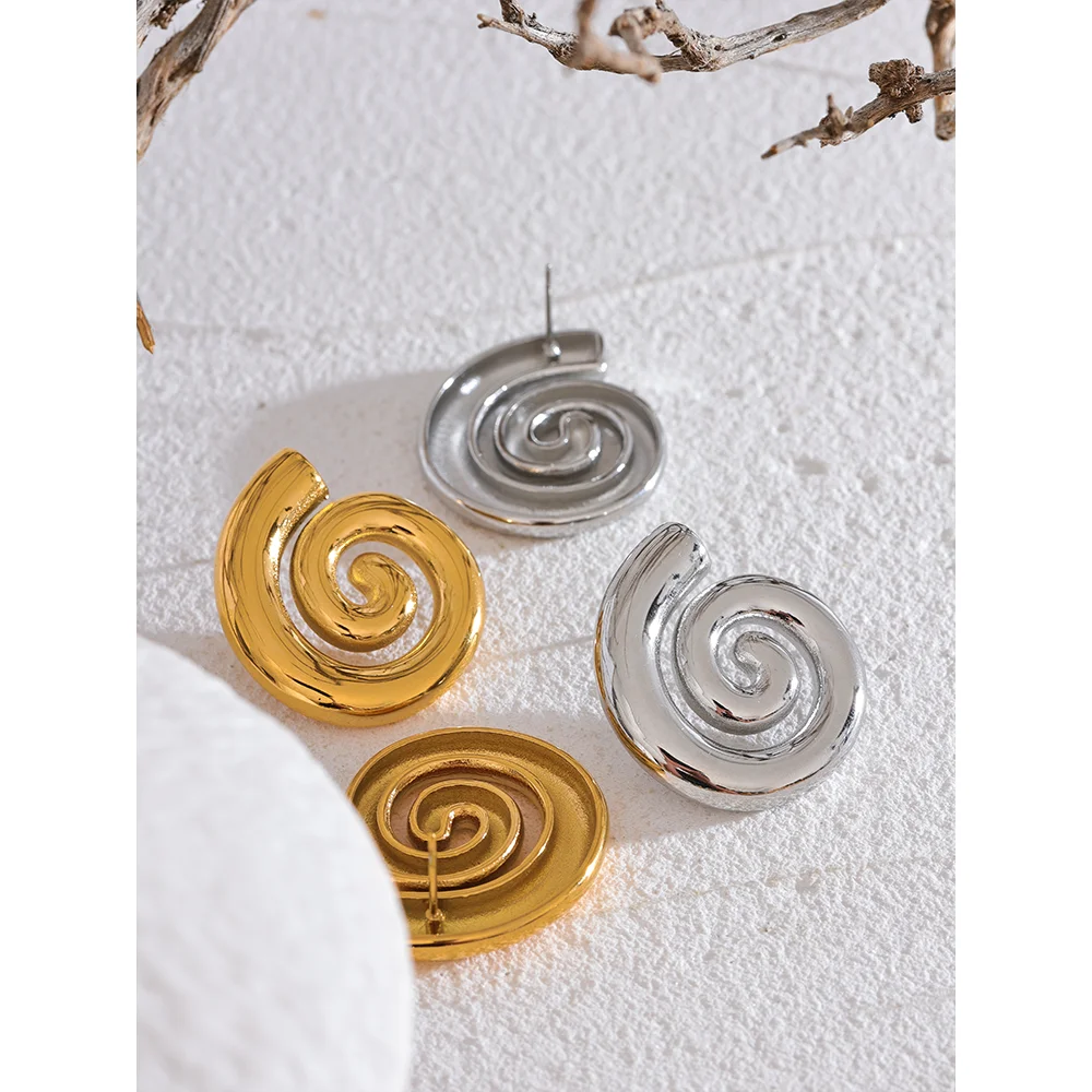 Golden Spiral Hoops