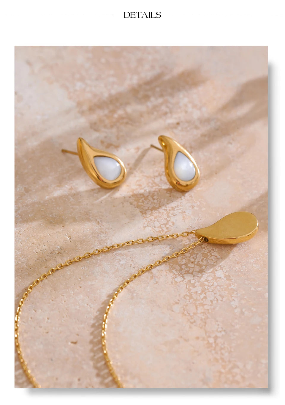 Teardrop Gemstone Set