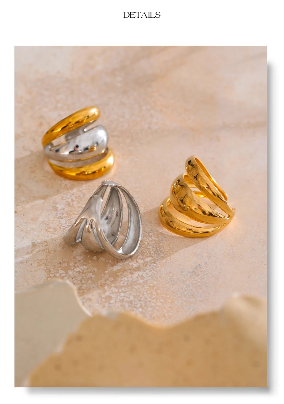 Chunky Gold Dome Ring