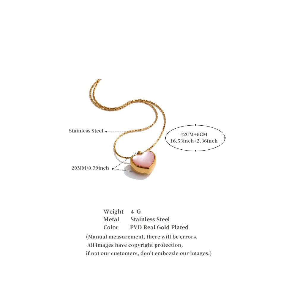 Blush Heart Pendant