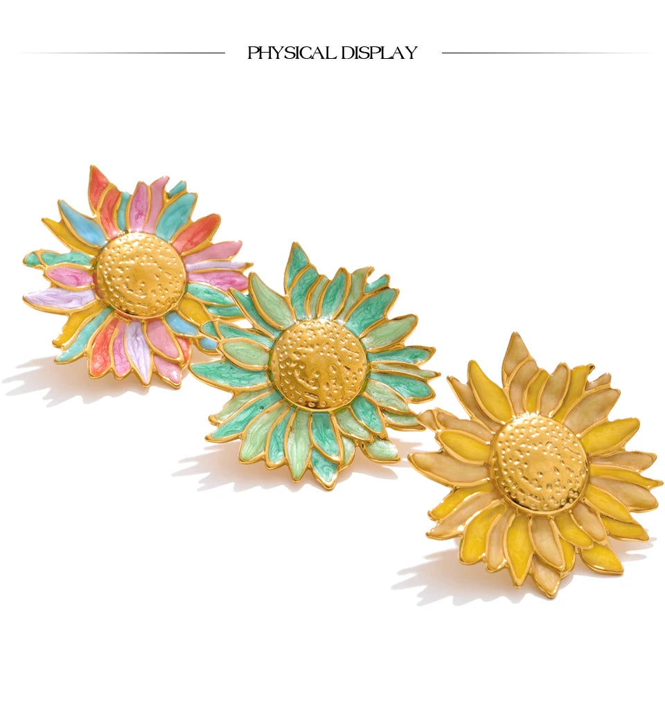 Colorful Flower Pins