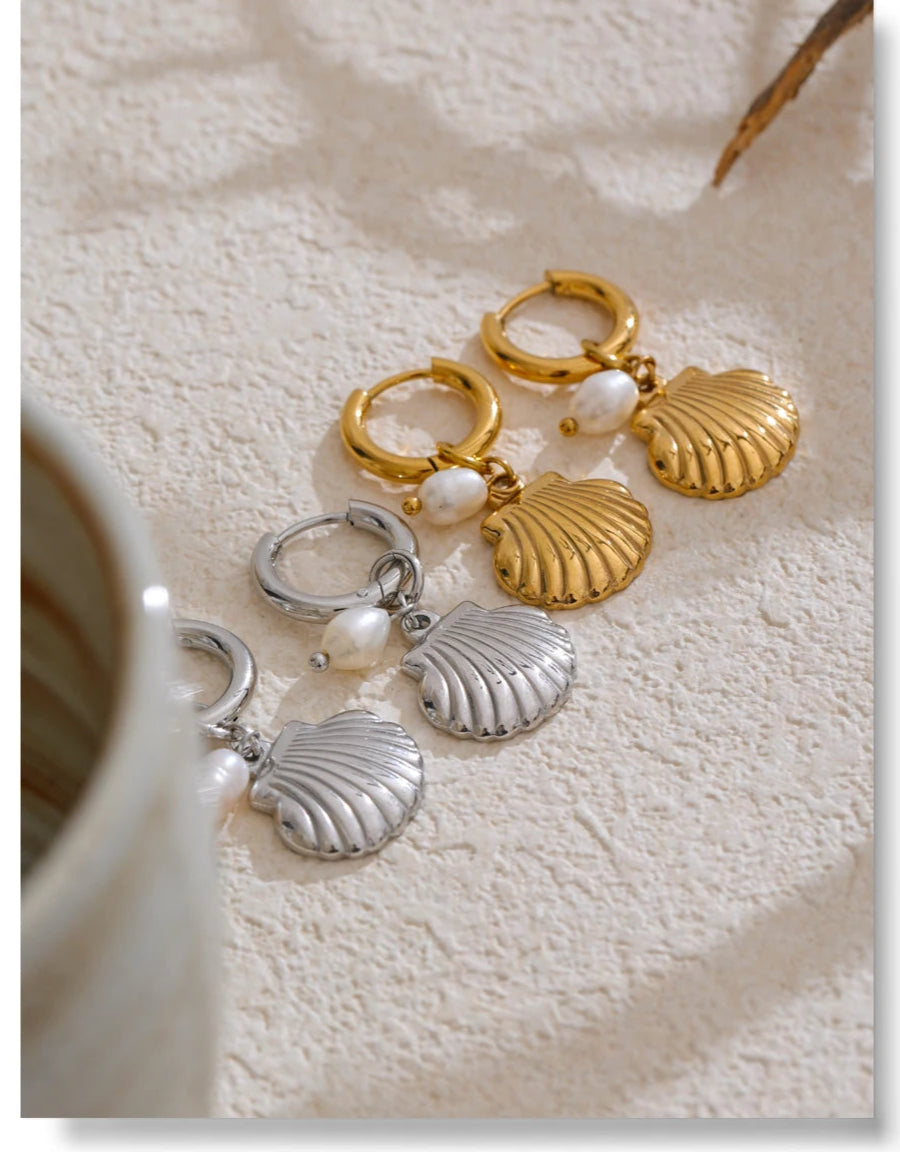 Seashell Charm Earrings Collection