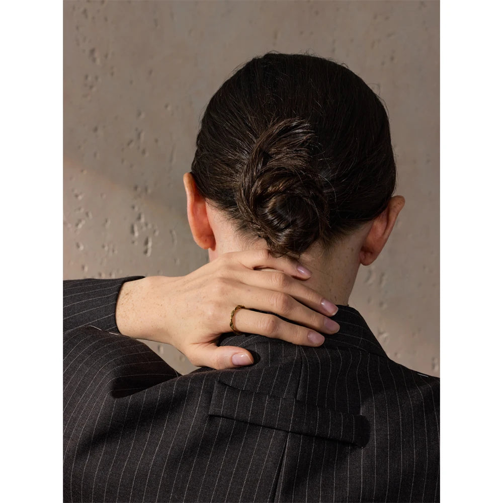 Modern Gold Edge Ring