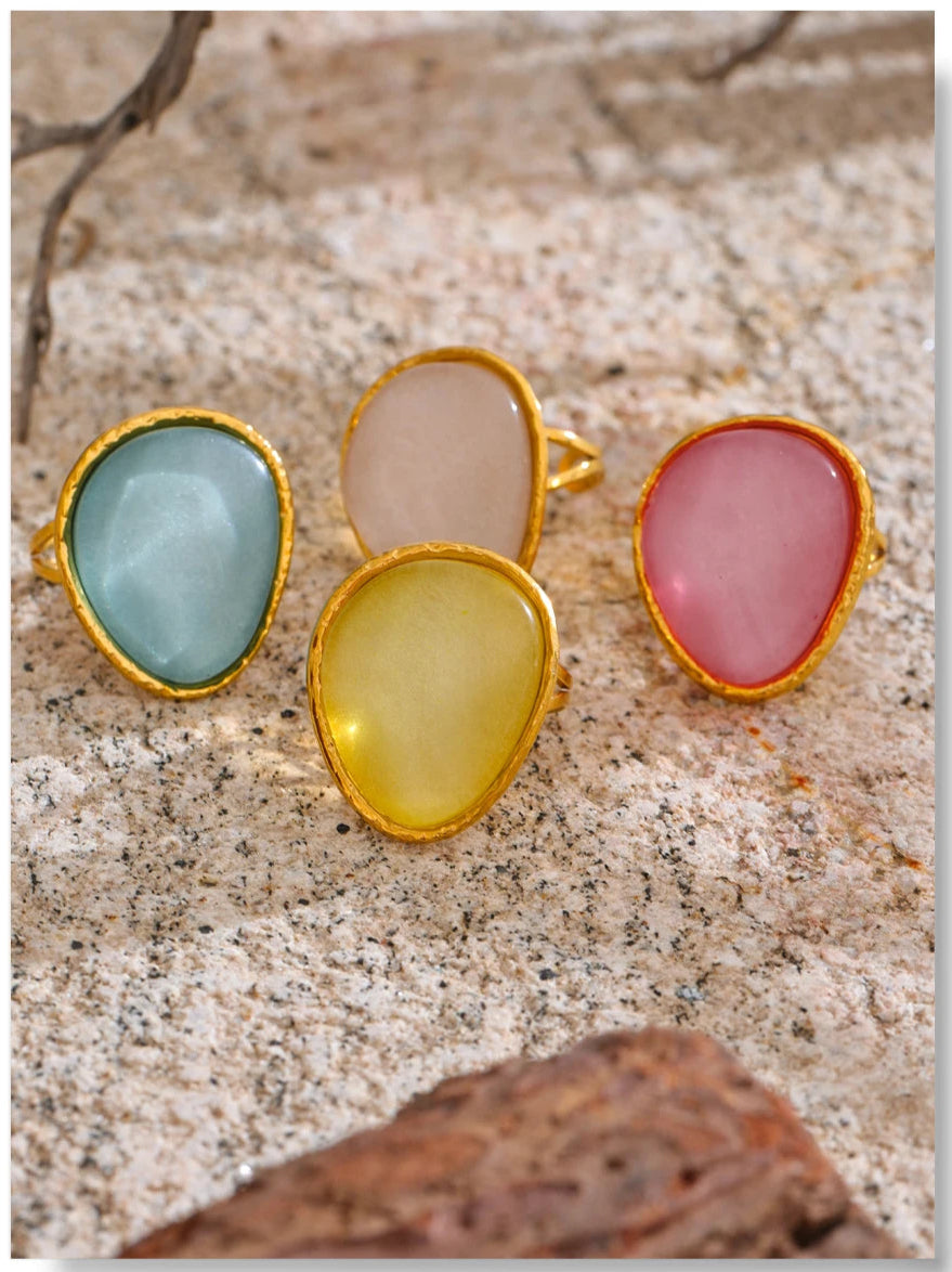 Bold Aura Statement Rings
