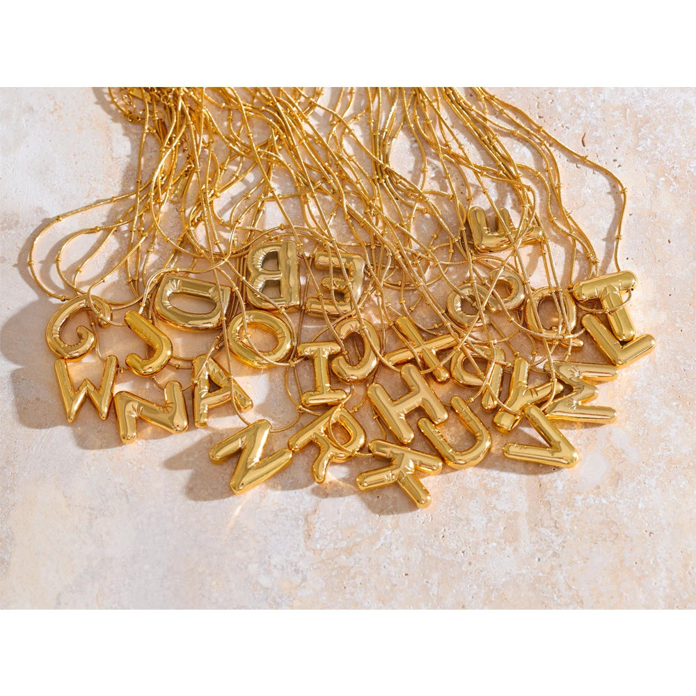 Modern Alphabet Pendant