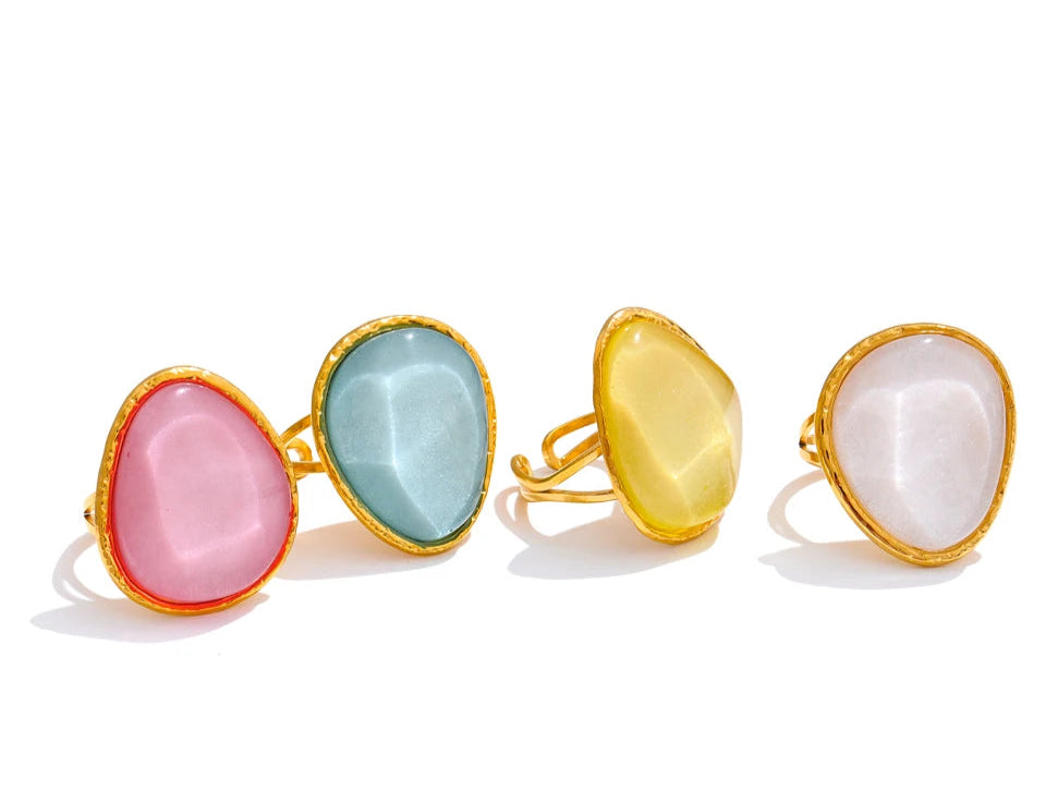 Bold Aura Statement Rings