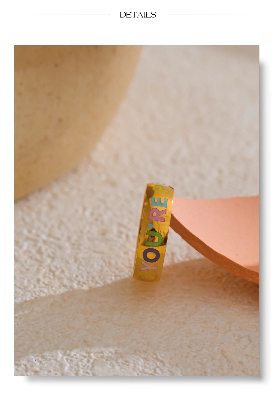 “You’re Perfect” Ring