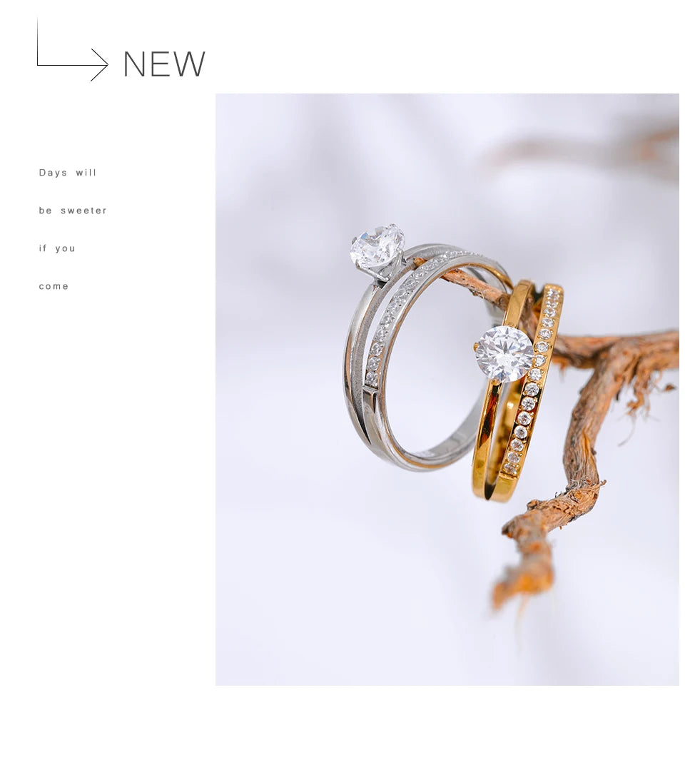 Eternal Shine Solitaire Ring