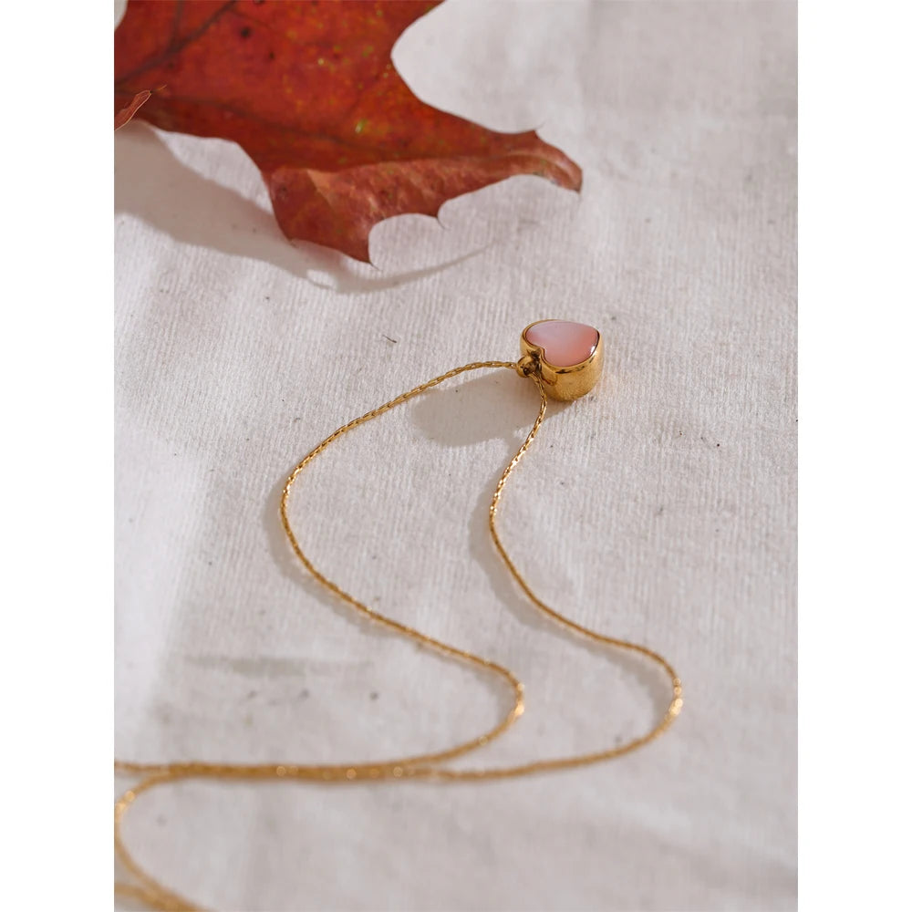 Blush Heart Pendant