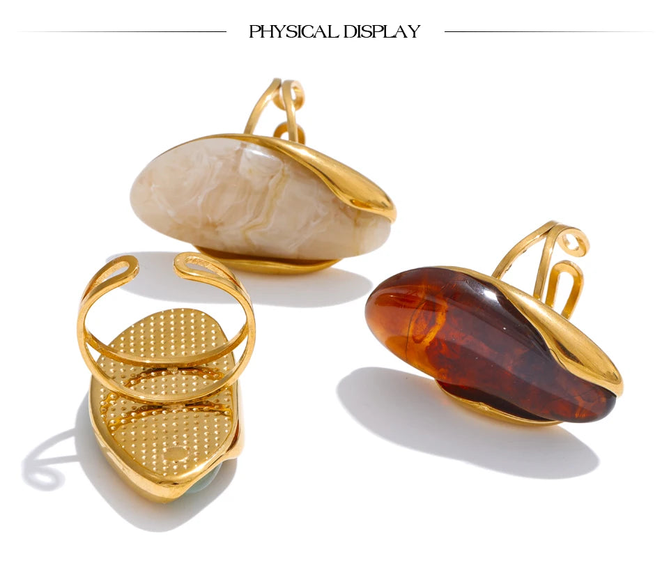 Natural Gemstone Rings