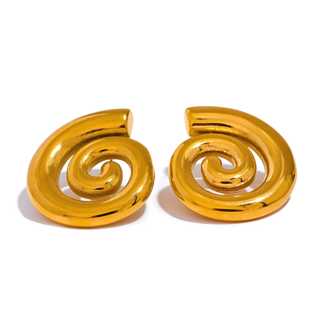 Golden Spiral Hoops