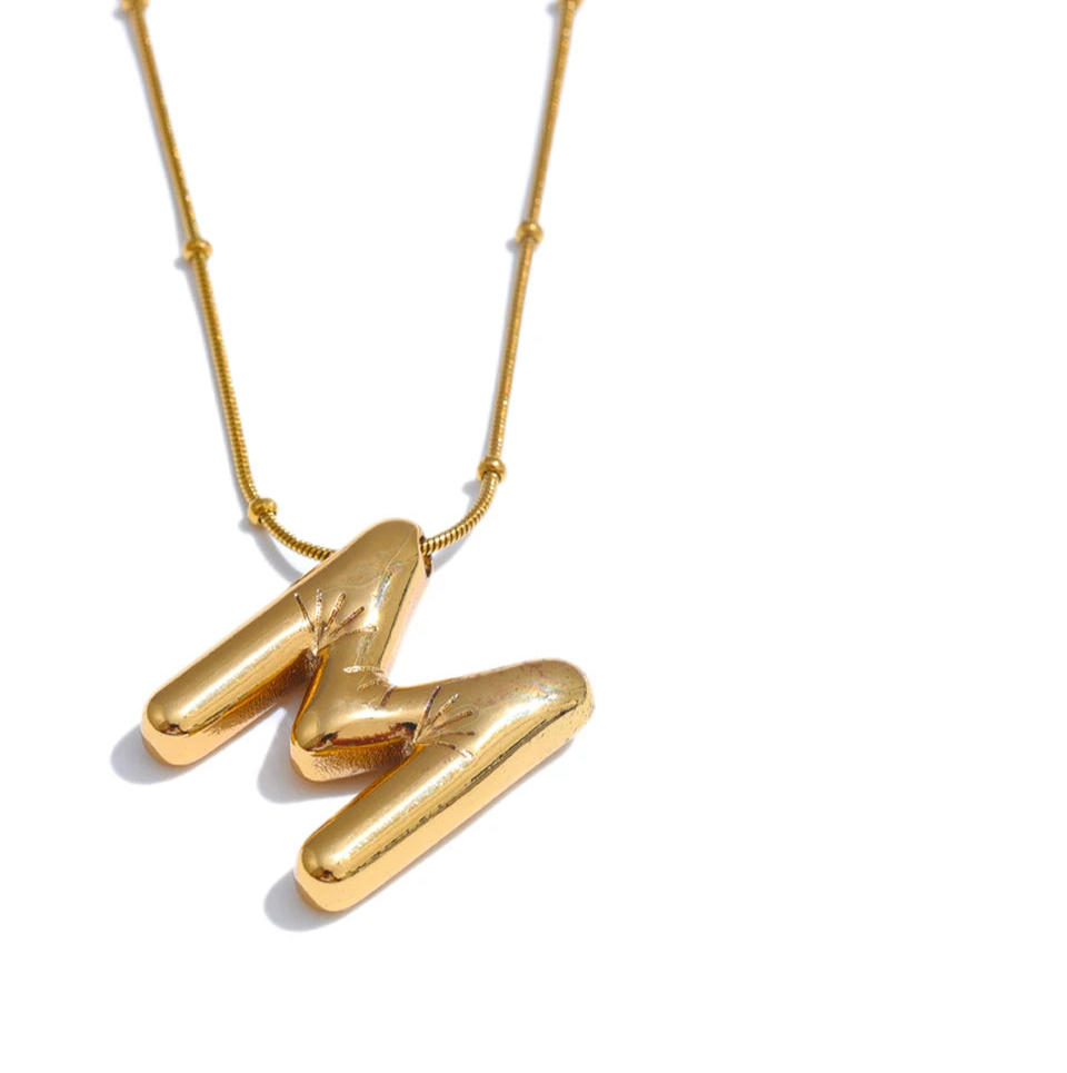 Modern Alphabet Pendant