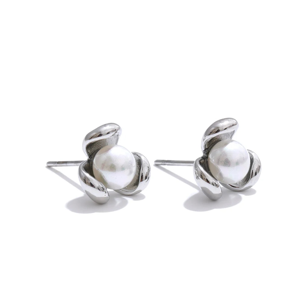 Pearl Embrace Studs