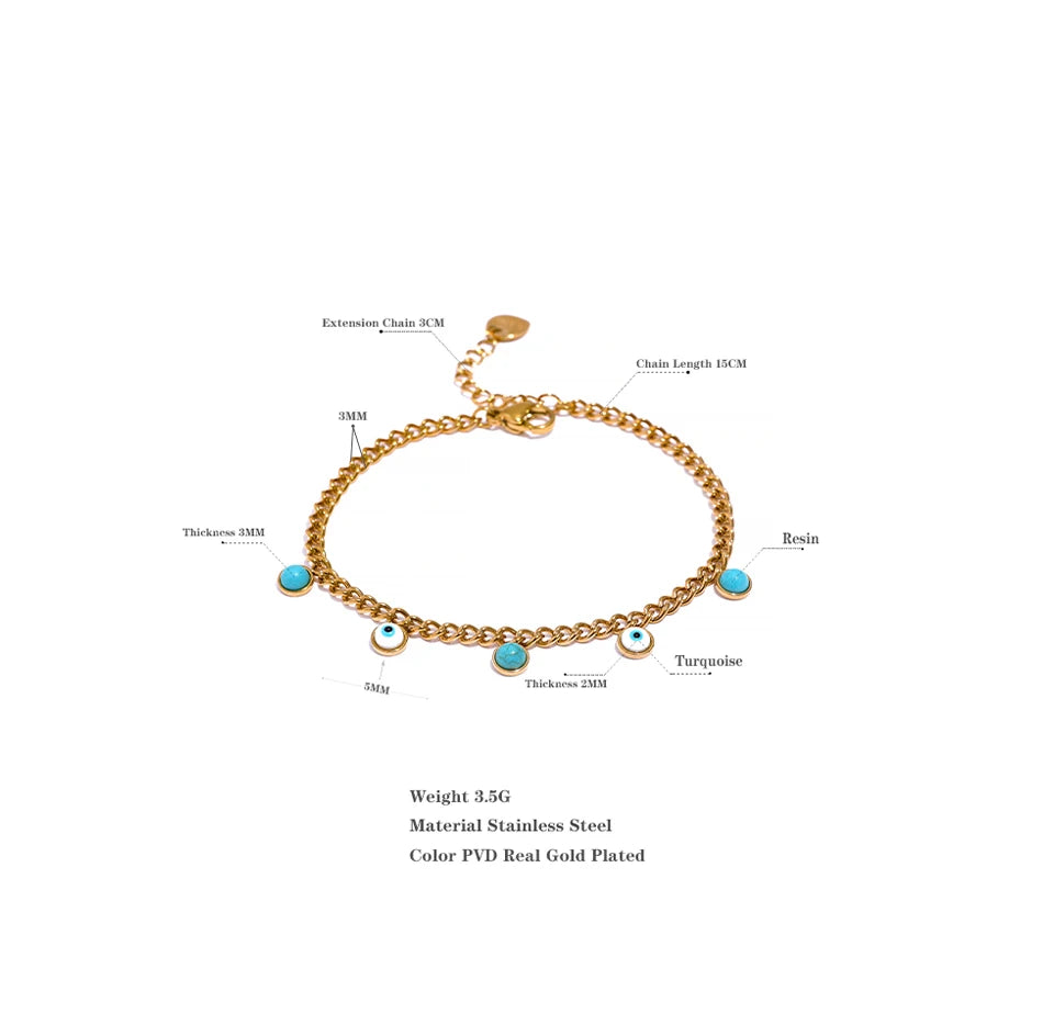 Evil Eye Charm Bracelet