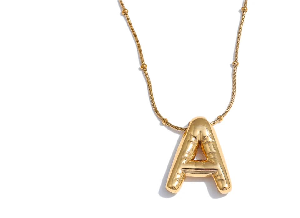Modern Alphabet Pendant